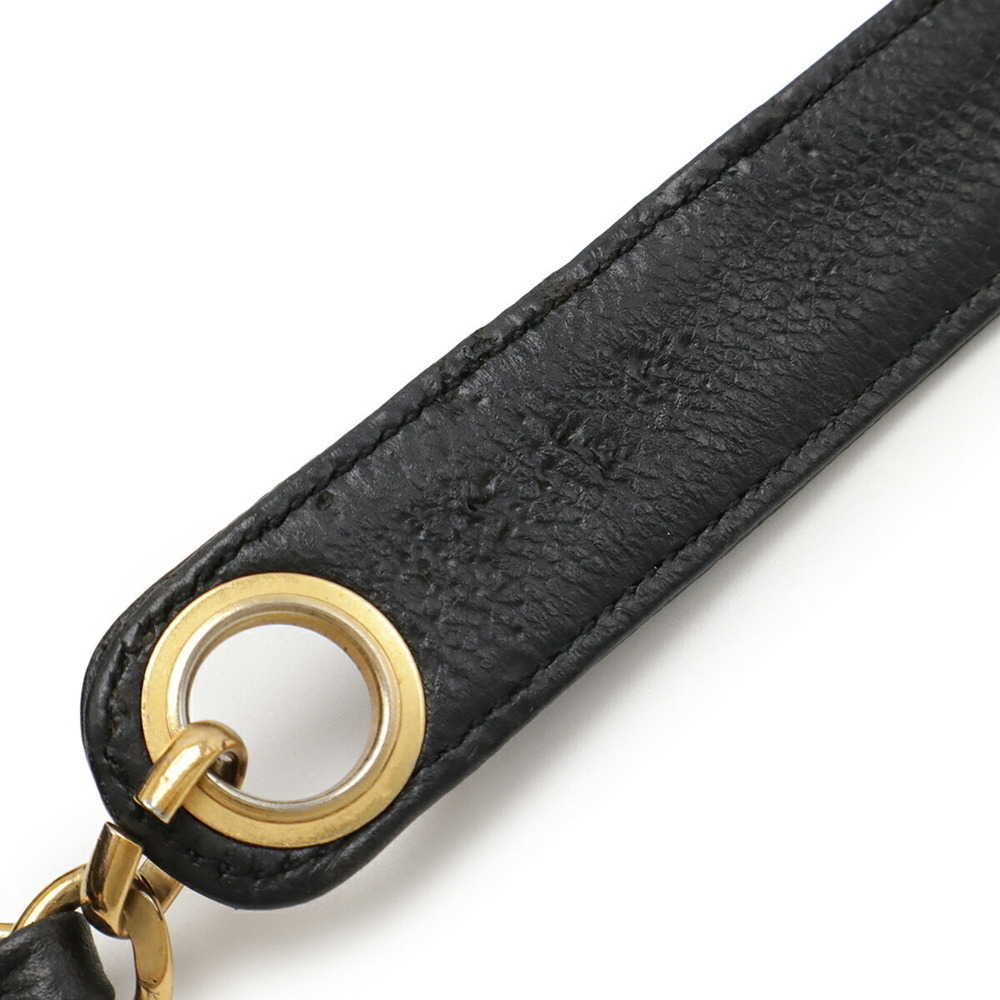 CHANEL Black Caviar Leather Logo Shoulder Bag - Picture 6 of 10